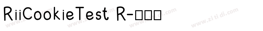 RiiCookieTest R字体转换